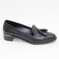 Charmia Siyah Lazer Desenli Günlük Klasik Ayakkabı