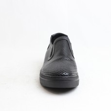 Belpino Siyah Lazerli Cilt Günlük Ayakkabı