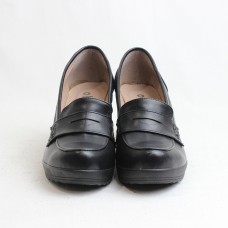Obucca Siyah Günlük Yüksek Anne Ayakkabı