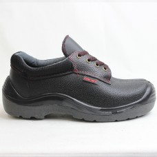 Palalı Siyah Bağlı Çelik Burun İş Ayakkabısı S4